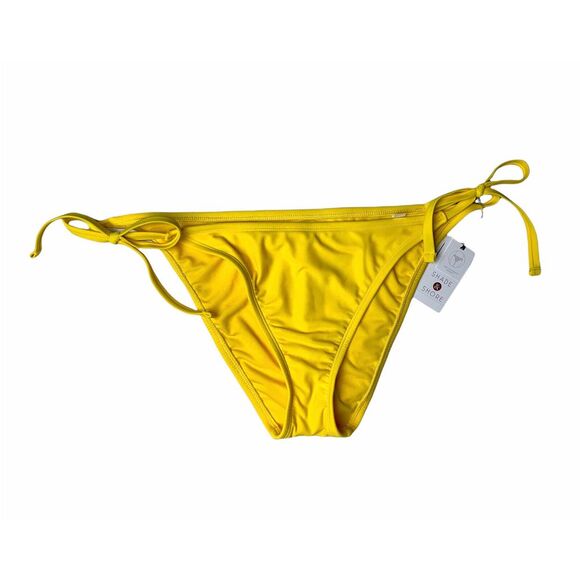 Shade & Shore Other - NWT! Side Tie Cheeky String Bikini Bottom - Sunray Yellow Large Shade & Shore